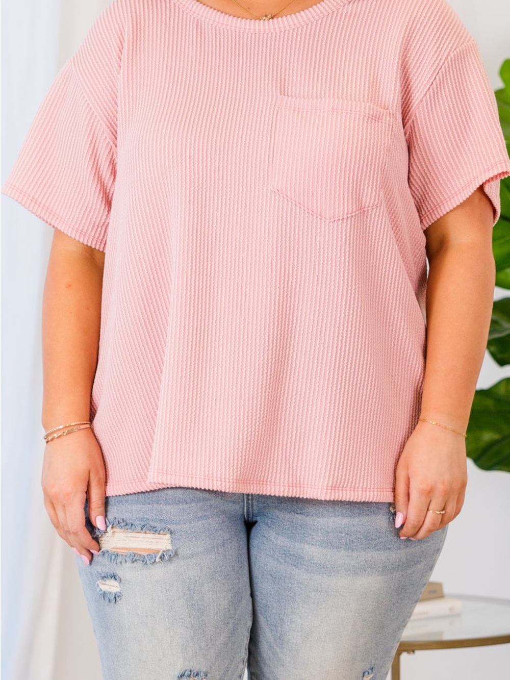 Chic Soul Headliner Top, Blush